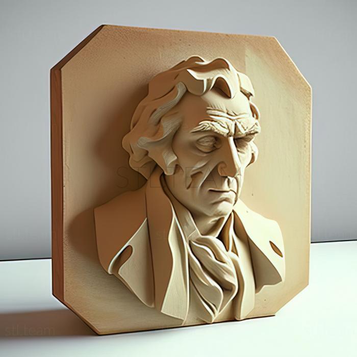 3D model Francisco Goya (STL)
